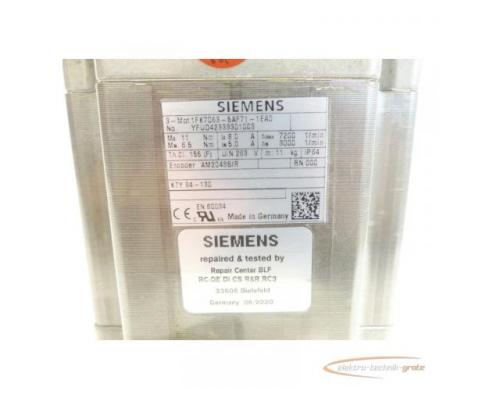 Siemens 1FK7063-5AF71-1EA0 Synchronservomotor SN:YFUD42333301003 - Bild 5