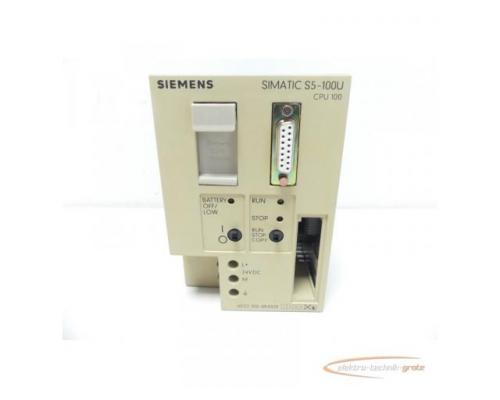 Siemens 6ES5100-8MA01 Zentral-Baugruppe - Bild 4