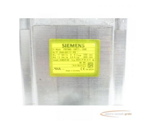Siemens 1FK7063-5AF71-1AA0 Synchronservomotor SN:YFVN48493101008 - Bild 4