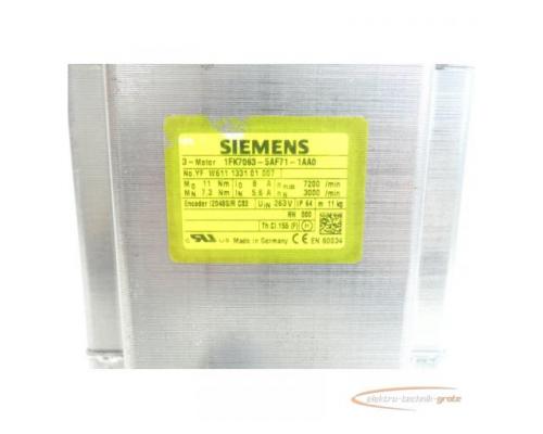 Siemens 1FK7063-5AF71-1AA0 Synchronservomotor SN:YFW611133101007 - Bild 4