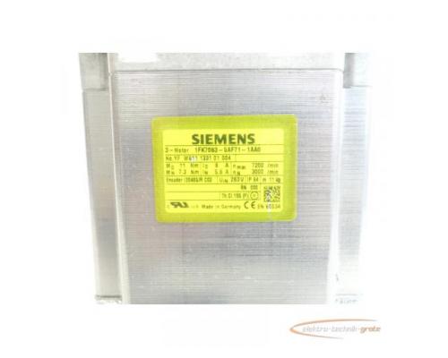 Siemens 1FK7063-5AF71-1AA0 Synchronservomotor SN:YFW611133101004 - Bild 4