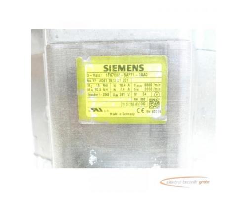 Siemens 1FK7083-5AF71-1AA0 Synchronservomotor SN:YFU041187301001 - Bild 4