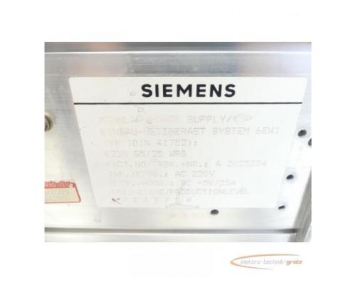 Siemens 6EW1160-5AF Stromversorgung Einbau-Netzgerät Fabr.Nr. A 2025254 - Bild 5