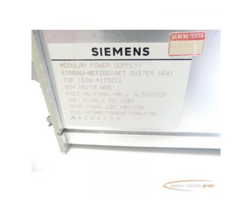 Siemens 6EW1110-5AE Stromversorgung Einbau-Netzgerät Fabr.Nr. A 3103721 - Bild 5