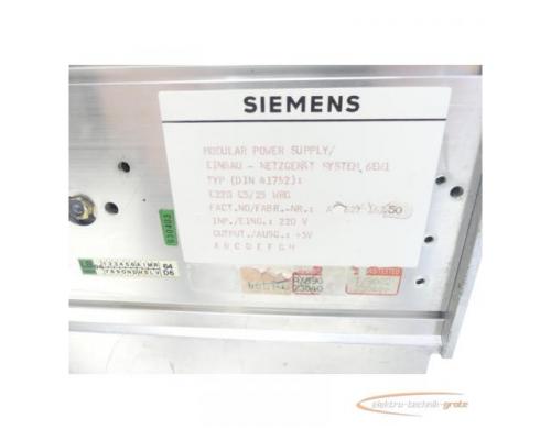 Siemens 6EW1160-5AF Stromversorgung Einbau-Netzgerät Fabr.Nr. A 627-16350 - Bild 5