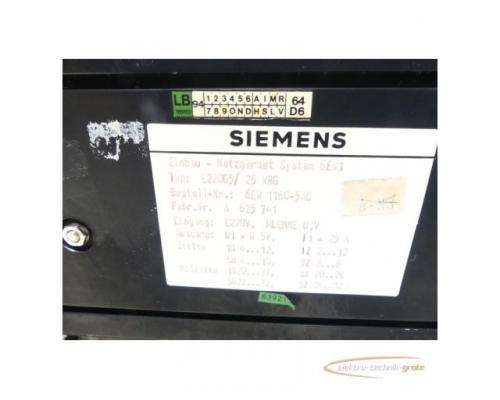 Siemens 6EW1160-5AC Stromversorgung Einbau-Netzgerät Fabr.Nr. A 625 741 - Bild 5