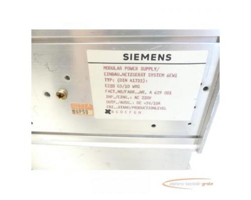 Siemens 6EV2031-4FC00 Stromversorgung Einbau-Netzgerät Fabr.Nr. A 629 001 - Bild 5