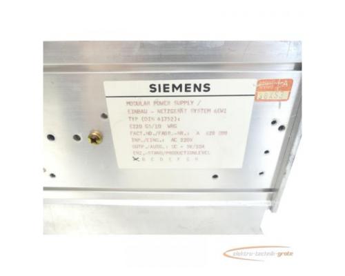 Siemens 6EV2031-4FC00 Stromversorgung Einbau-Netzgerät Fabr.Nr. A 628 098 - Bild 5