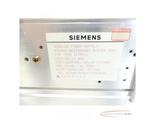 Siemens 6EV2031-4FC00 Stromversorgung Einbau-Netzgerät Fabr.Nr. A 3100820 - Bild 5