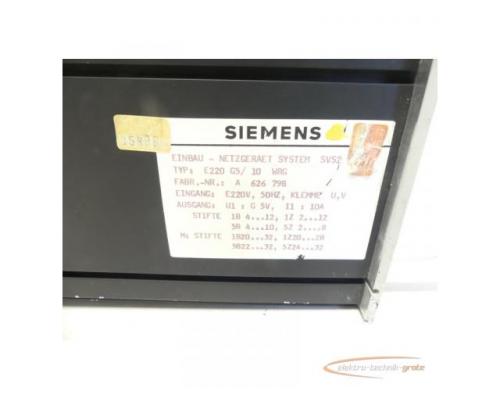 Siemens 6EV2031-4EC Stromversorgung Einbau-Netzgerät Fabr.Nr. A 626 798 - Bild 5