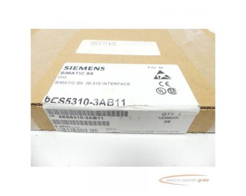 Siemens 6ES5310-3AB11 Anschaltung 310 Vers. 06 S: VPN1... - ungebraucht! - - Bild 3