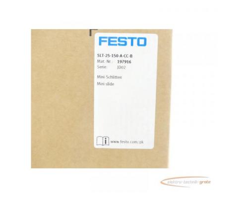 Festo SLT-25-150-A-CC-B Mini-Schlitten 197916 - ungebraucht! - - Bild 7