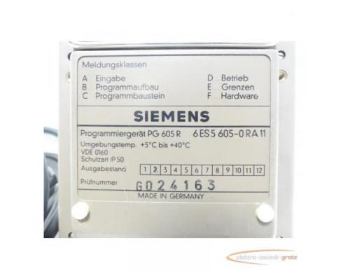 Siemens 6ES5605-0RA11 Programmiergerät PG 605 R G 024163 - Bild 4
