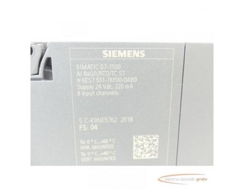 Siemens 6ES7531-7KF00-0AB0 Analogeingabemodul FS: 04 SN C-K9NE5762 - Bild 3