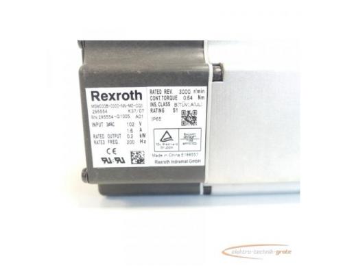 Rexroth MSM030B-0300-NN-M0-CG1 Servomotor SN:295554-G1005 - ungebraucht! - - Bild 6