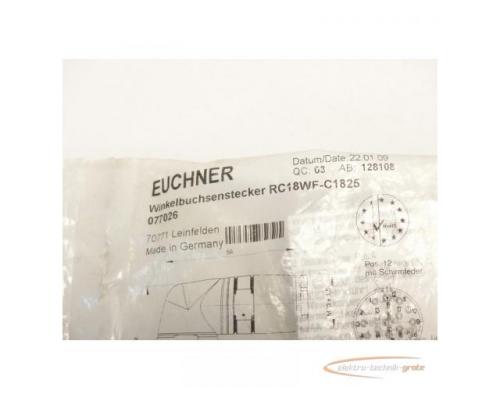 Euchner RC18WF-C1825 Winkelbuchsenstecker 077026 - ungebraucht! - - Bild 1