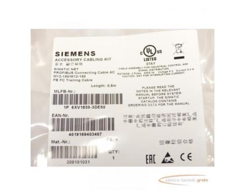 Siemens 6XV1830-3DE50 Accessory Cabling Kit M12-180/M12-180 - ungebraucht! - - Bild 1