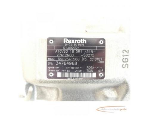 Rexroth A10VSO18 DR1 / 31R-VPA12N00-SO275 / R902541588 - ungebraucht! - - Bild 5