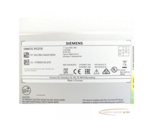 Siemens 6AV7882-0AA20-6BA0 SIMATIC IPC277E SN:VPK69551392018 - ungebraucht! - - Bild 7