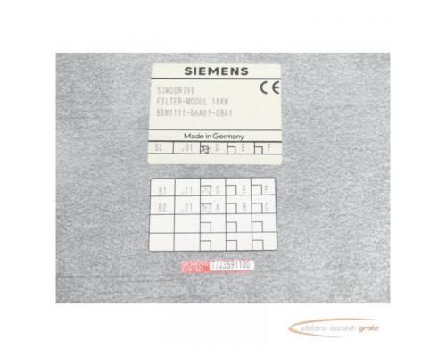 Siemens 6SN1111-0AA01-0BA1 SIMODRIVE Filtermodul Version: S SN:T/J3591100 - Bild 3