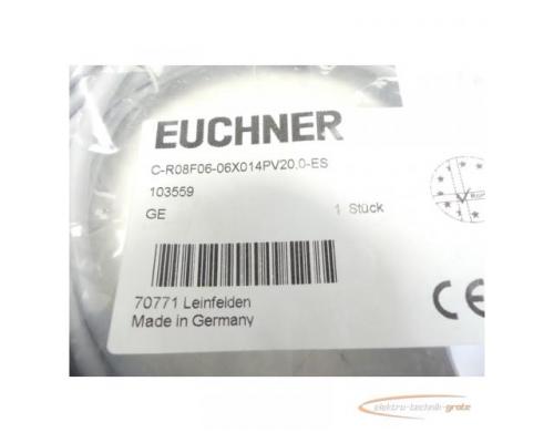 Euchner C-R08F06-06X014PV20.0-ES Anschluß-Leitung 103559 - ungebraucht! - - Bild 5