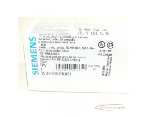 Siemens 3SB3606-0AA61 Drucktaster - ungebraucht! - - Bild 2