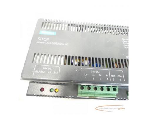 Siemens 6EP1931-2FC01 SITOP DC-USV-Modul 40 E-Stand 4 SN: 336278 - Bild 4