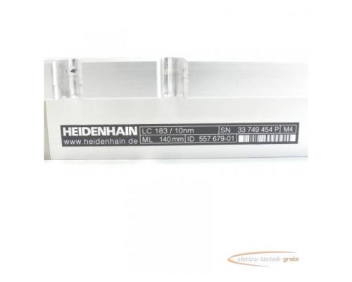 Heidenhain LC 183 / 10nm ML: 140 mm Id.Nr.557 679-01 SN:33749454P + AE LC 1x3 - Bild 6