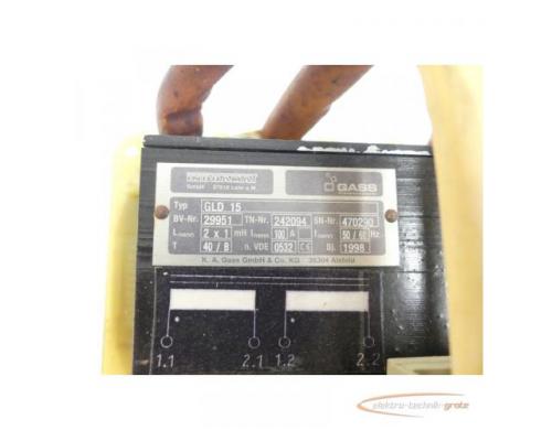 Indramat GLD 15 Transformator SN:470290 - Bild 3