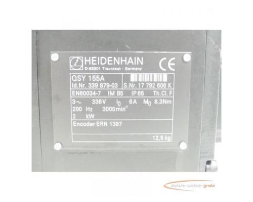 Heidenhain QSY 155A Synchronservomotor Id.Nr.339 879-03 SN:17792606K - Bild 4