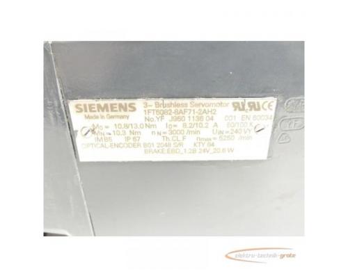 Siemens 1FT6082-8AF71-2AH2 Synchronservomotor SN:YFJ960113604001 - Bild 4