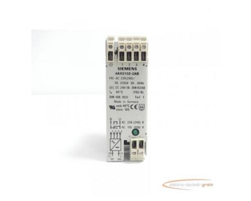 Siemens 4AV2102-2AB Gleichrichtergerät 1-phasig - Bild 4