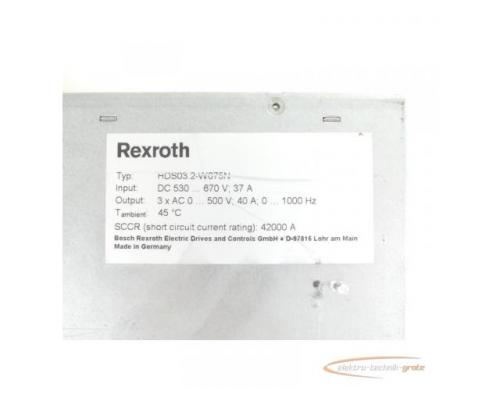 Rexroth HDS03.2-W075N-HS12-01-FW MNR: R91190008 SN:291388-19162 - Bild 4
