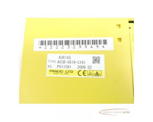 Fanuc A03B-0819-C161 Modul A0R16G SN:P011591200902 - Bild 4