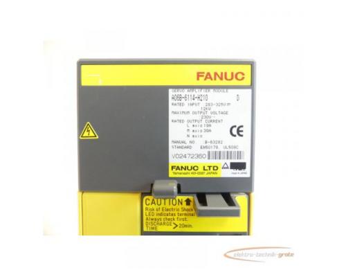 Fanuc A06B-6114-H210 Servo Amplifier Module Version: D SN:V02472360 - Bild 4