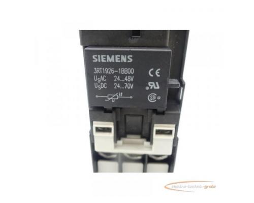 Siemens 3RT1024-1K..0 Schütz + 3RT1926-1BB00 Endstör-Modul - Bild 3