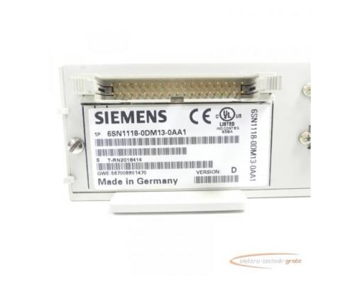 Siemens 6SN1118-0DM13-0AA1 Regelungseinschub Version: D SN:T-RN2018414 - Bild 5