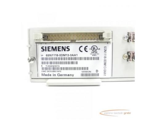 Siemens 6SN1118-0DM13-0AA1 Regelungseinschub Version: D SN:T-KD2020073 - Bild 5
