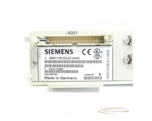 Siemens 6SN1118-0DJ23-0AA2 Regelungseinschub Version: B SN:T-B131120226 - Bild 4