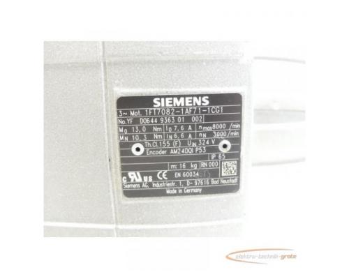 Siemens 1FT7082-1AF71-1CG1 Synchronmotor SN:YFD0644936301002 - Bild 4