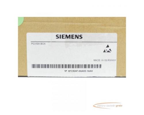 Siemens 6FC5247-0AA02-1AA0 PCI/ISA BOX SN:F2JD006805 - ungebraucht! - - Bild 3