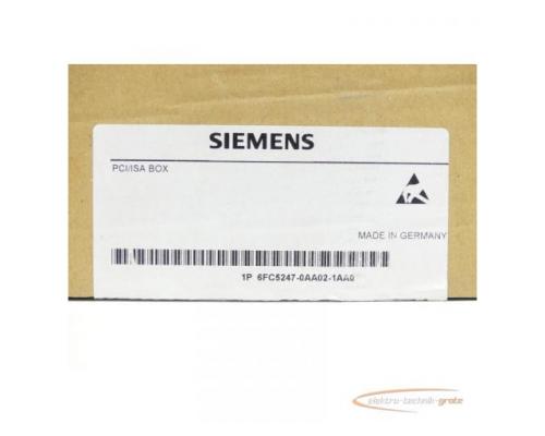 Siemens 6FC5247-0AA02-1AA0 PCI/ISA BOX SN:F2K2004196 - ungebraucht! - - Bild 3