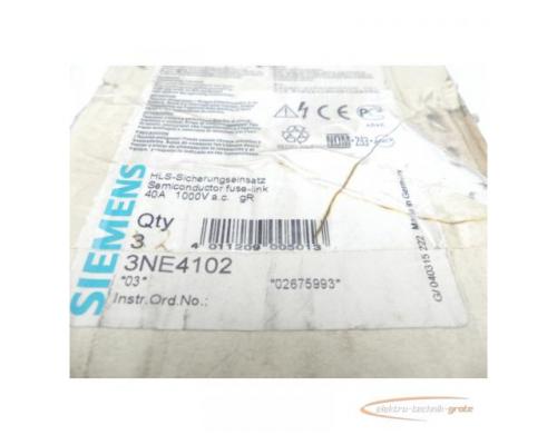 Siemens 3NE4102 HLS-Sicherungseinsatz 40A VPE 2 St. - ungebraucht! - - Bild 3