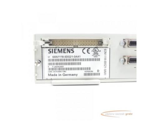 Siemens 6SN1118-0DG21-0AA1 Regelungseinschub Version: D SN:T-U92042657 - Bild 5