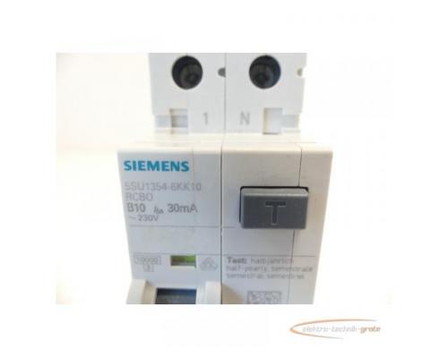 Siemes 5SU1354-6KK10 RCBO B10 FI-Schalter - Bild 3