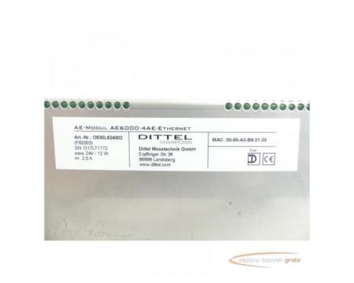 Dittel AE6000-4AE - Ethernet Prozessüberwachungsmodul SN:O17LT1772 - ungebr.! - - Bild 5