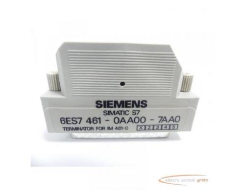 Siemens 6ES7461-0AA00-7AA0 Abschlussstecker - Bild 2