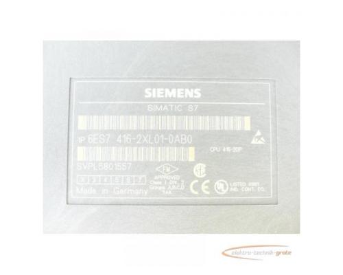 Siemens 6ES7416-2XL01-0AB0 CPU 416-2 DP Zentralbaugruppe SN:VPL5801557 - Bild 6