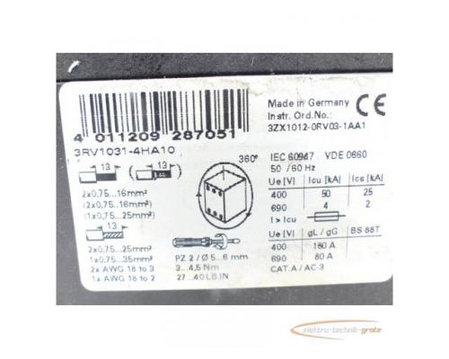 Siemens 3RA1130-4HB36-0BB4 Starter Combi.+ 3RT1036-1BB40 & 3RV1031-4HA10 - Bild 5