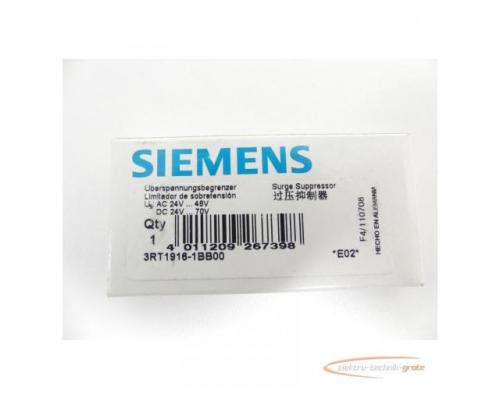 Siemens 3RT1916-1BB00 Überspannungsbegrenzer - ungebraucht! - - Bild 2
